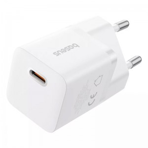 Сетевое зарядное устройство Baseus GaN5 Fast Charger (mini) 1C 25W (P10110909213-00) (Moon White)