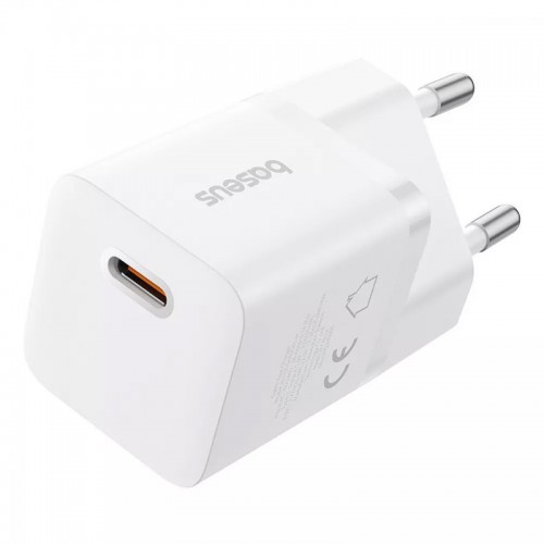 Сетевое зарядное устройство Baseus GaN5 Fast Charger (mini) 1C 25W (P10110909213-00) (Moon White)