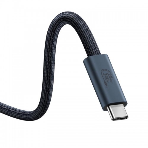 Дата кабель Baseus Flash 2 USB4 Full-Featured Type-C to Type-C 240W (1.8m) (P10311803112) (Cluster Black)