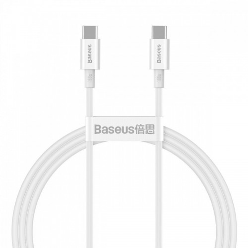 Дата кабель Baseus Superior 2 Fast Charging Type-C to Type-C 100W (1m) (P10365200211-03) (Moon White)