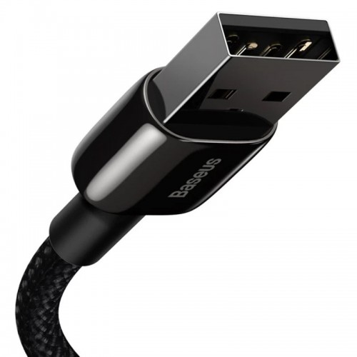 Дата кабель Baseus Tungsten Gold USB to Lightning Cable 2.4A (1m) (CALWJ-0) (Black)