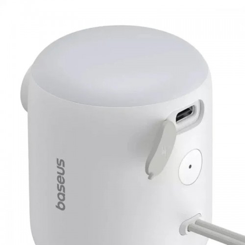 Портативный насос Baseus PocketGo Portable Air Pump 1600 mAh with LED lamp (C11157700221-00) (Stellar White)