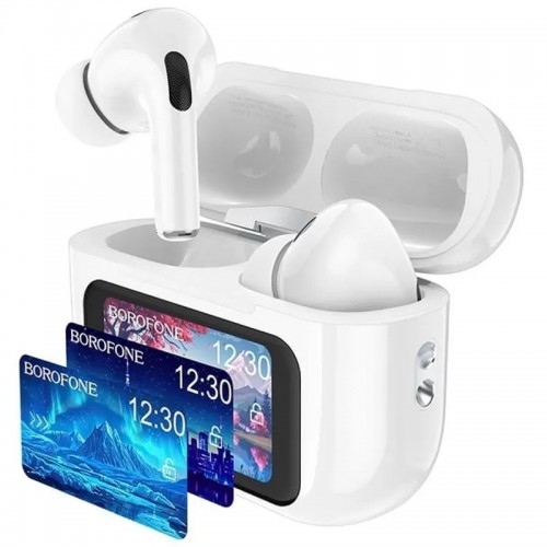 Беспроводные TWS наушники BOROFONE BW76 Brocade with Touch Screen (с дисплеем) and ANC