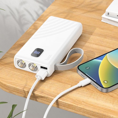 Power Bank Hoco J129A Nature flashlight 20000 mAh (White)