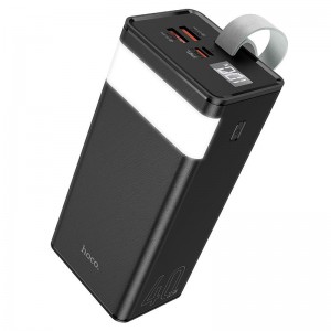 Портативное ЗУ с быстрой зарядкой Power Bank Hoco J86 Powermaster 22.5W 40000 mAh Черный