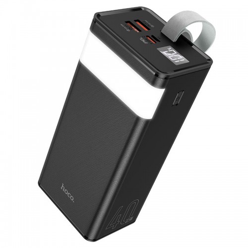 Портативний ЗП з швидкою зарядкою Power Bank Hoco J86 Powermaster 22.5W 40000 mAh Чорний