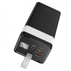Портативное ЗУ с быстрой зарядкой Power Bank Hoco J86 Powermaster 22.5W 40000 mAh Черный