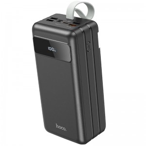 Портативний ЗП з швидкою зарядкою Power Bank Hoco J86B Electric 22.5W+PD20W 60000 mAh Чорний