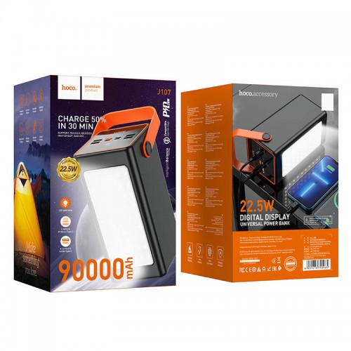 Power Bank Hoco J107 Super 22.5W 90000 mAh (Black)