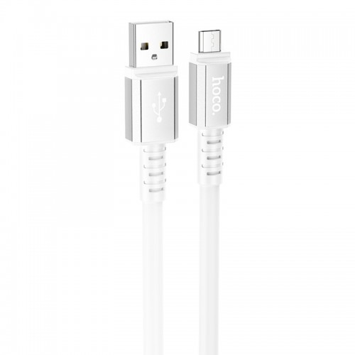 Дата кабель Hoco X85 Strength USB to MicroUSB (1m) (White)