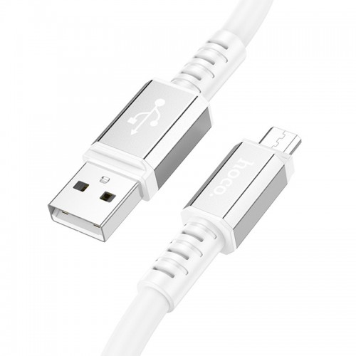 Дата кабель Hoco X85 Strength USB to MicroUSB (1m) (White)