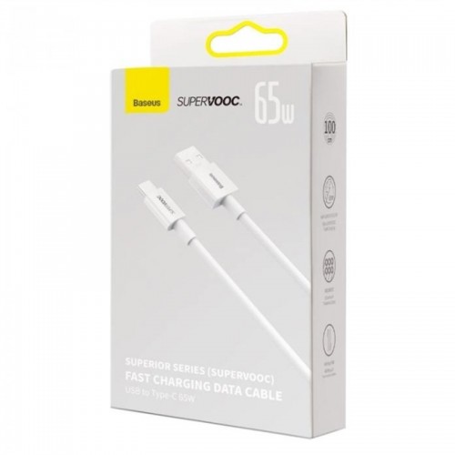 Дата кабель Baseus Superior Series (SUPERVOOC) Fast Charging USB to Type-C 65W 1m (CAYS00090)