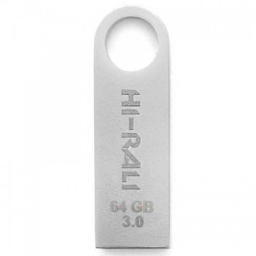 Флеш накопитель USB 3.0 Hi-Rali Shuttle 64 GB Серебряная серия