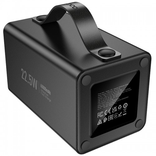 Power Bank Hoco J138 22.5W+PD20W+DC12V 60000 mAh (Black)