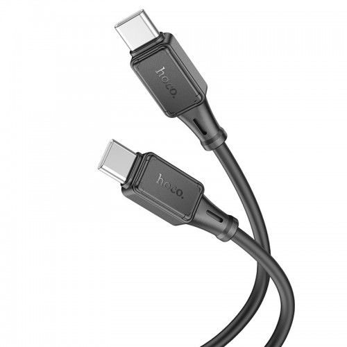Дата кабель Hoco X101 Assistant 60W Type-C to Type-C (1m) (Black)