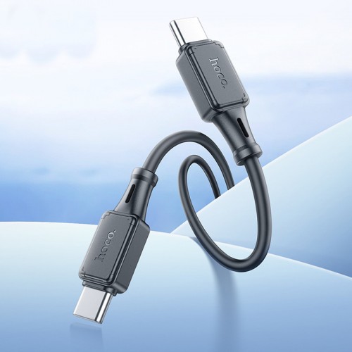 Дата кабель Hoco X101 Assistant 60W Type-C to Type-C (1m) (Black)