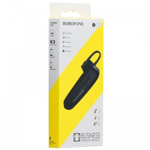 Bluetooth моно-гарнітура Borofone BC21 (Black)