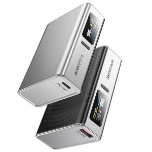 Power Bank BOROFONE BJ72 Energy 22.5W+PD20W with display 10000 mAh (Metal gray)