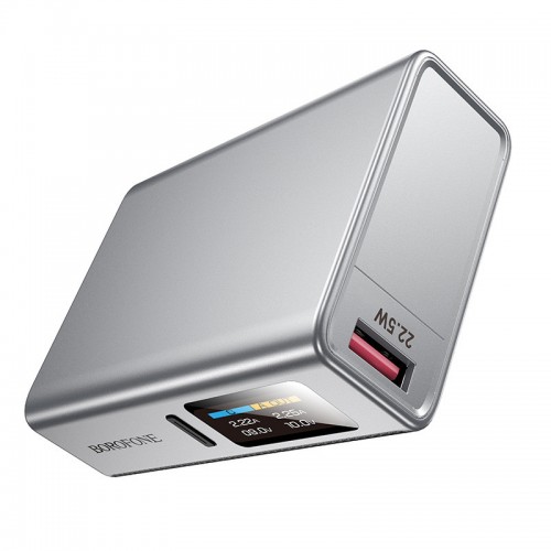 Power Bank BOROFONE BJ72 Energy 22.5W+PD20W with display 10000 mAh (Metal gray)