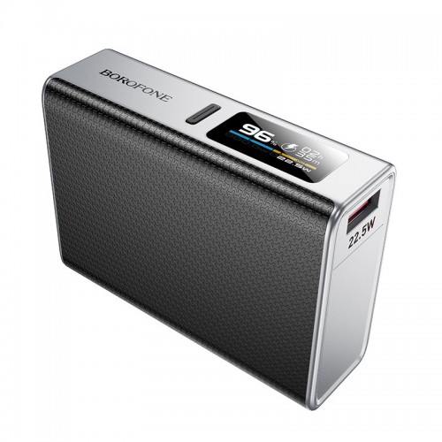 Power Bank BOROFONE BJ72 Energy 22.5W+PD20W with display 10000 mAh (Metal gray)