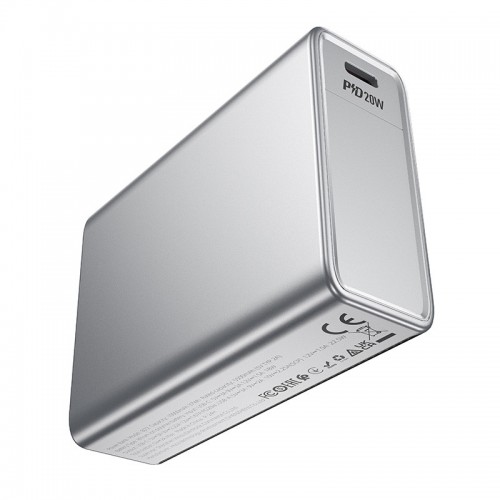 Power Bank BOROFONE BJ72 Energy 22.5W+PD20W with display 10000 mAh (Metal gray)