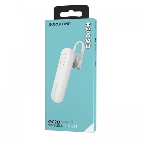 Bluetooth гарнітура Borofone BC20 Smart (White)