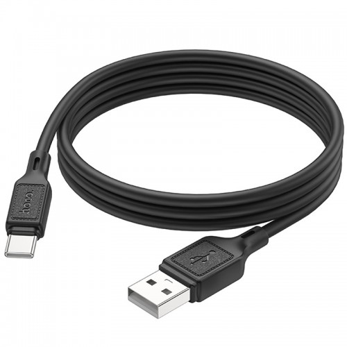 Дата кабель Hoco X90 Cool silicone USB to Type-C (1m) (Black)