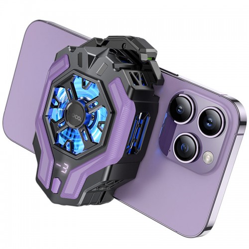 Охлаждающий кулер для мобильного телефона Hoco GM26 Ambitious (Black purple)