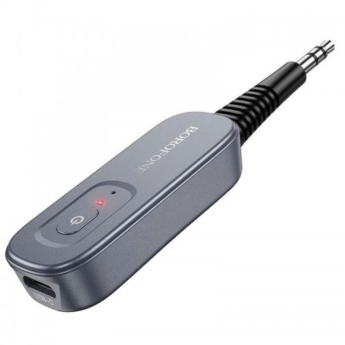 Bluetooth AUX аудио ресивер/трансмиттер BOROFONE BC51 Clear way (Metal grey)