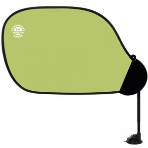 Солнцезащитный козырек для автомобиля (на присоске) (0.58x0.36m) (Green)