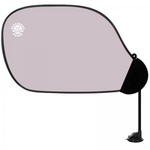 Солнцезащитный козырек для автомобиля (на присоске) (0.58x0.36m) (Pink)