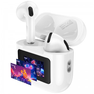 Беспроводные TWS наушники Hoco EW73 Randy with Touch Screen (с дисплеем) (White)