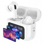 Бездротові TWS навушники Hoco EW72 Lite Soar with Touch Screen (з дисплеєм) (White)