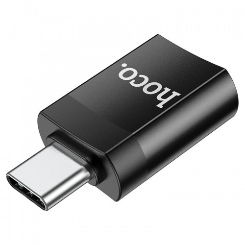 Переходник Hoco UA17 Type-C Male to USB Female USB3.0 (Black)