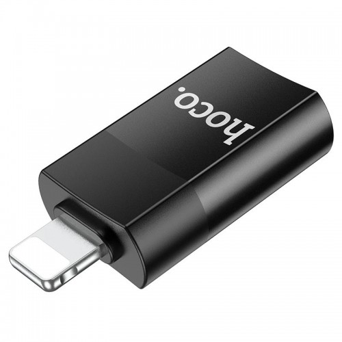 Переходник Hoco UA17 Lightning Male to USB Female USB2.0 (Black)