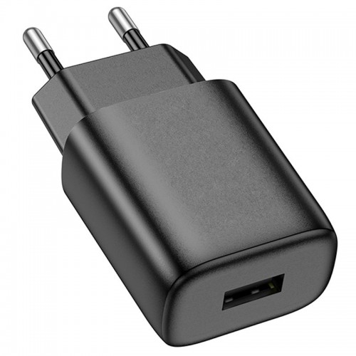 Сетевое зарядное устройство Hoco C134A Solid 12W (1USB-A) (Black)
