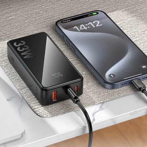 Power Bank Hoco Q27 Jewel 22.5W+PD33W 10000 mAh (Black)