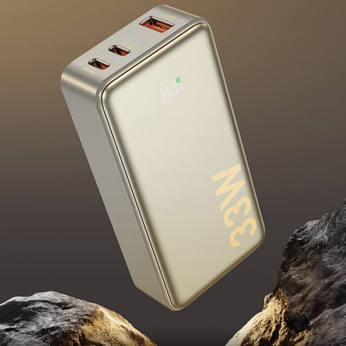 Power Bank Hoco Q27 Jewel 22.5W+PD33W 10000 mAh (Titanium gold)