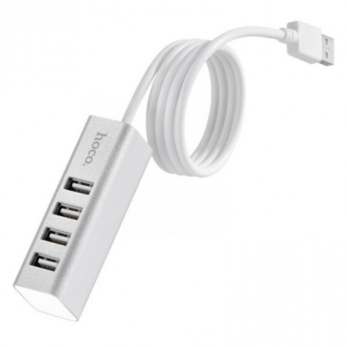 Переходник HUB Hoco HB1 USB to USB 2.0 (4 port) (1m)