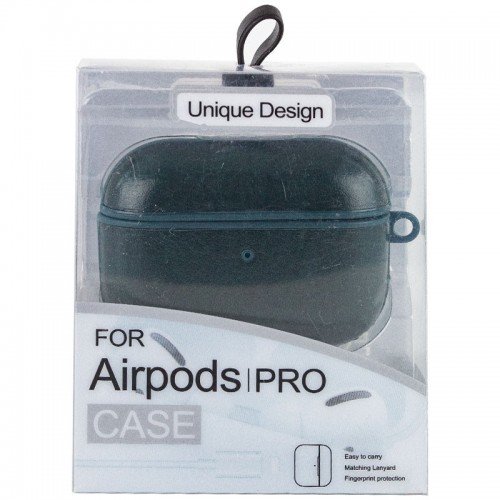 Кожаный футляр Leather series для наушников AirPods Pro