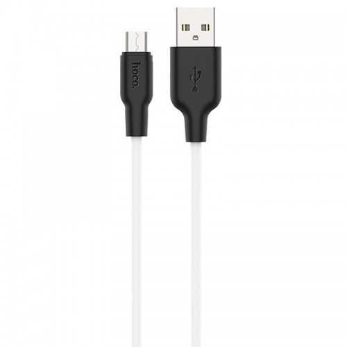Дата кабель Hoco X21 Plus Silicone MicroUSB Cable (1m)