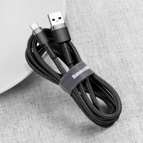 Дата кабель Baseus Cafule Type-C Cable 2A (3m) (CATKLF-U)
