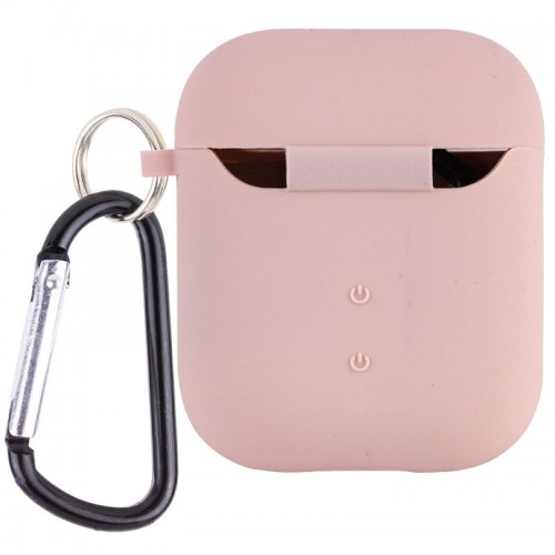 Силиконовый футляр с микрофиброй для наушников Airpods 1/2