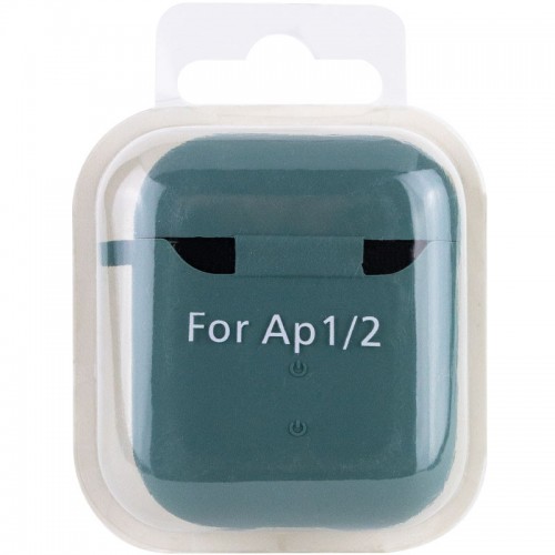 Силіконовий футляр з мікрофіброю для навушників Airpods 1/2