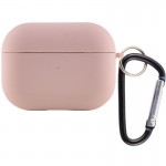 Силиконовый футляр с микрофиброй для наушников Airpods Pro