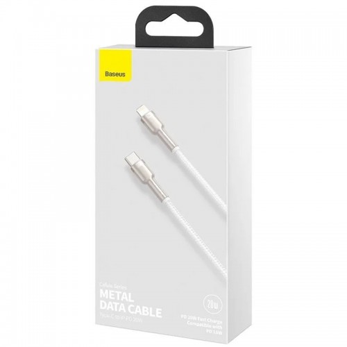Дата кабель Baseus Cafule Series Metal Type-C to Lightning PD 20W (2m) (CATLJK-B)