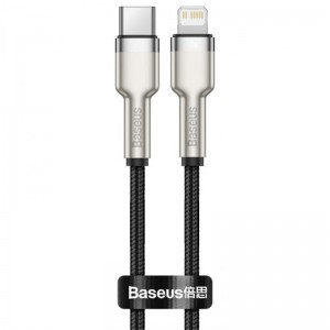 Дата кабель Baseus Cafule Series Metal Type-C to Lightning PD 20W (2m) (CATLJK-B)