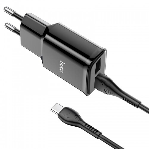 СЗУ Hoco C88A Star round 2.4A (2USB-A) + кабель USB to Type-C