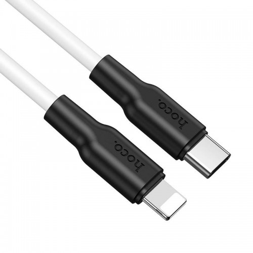 Дата кабель Hoco X21 Plus Silicone Type-C to Lightning (1m)