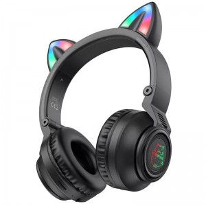 Накладные беспроводные наушники Borofone BO18 Cat ear
